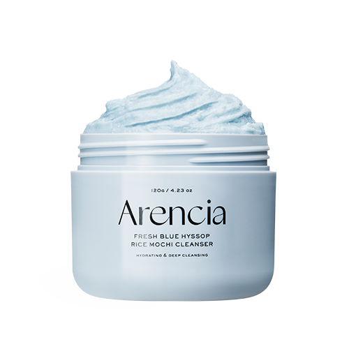 Arencia Blue Hyssop Rice Mochi Cleanser