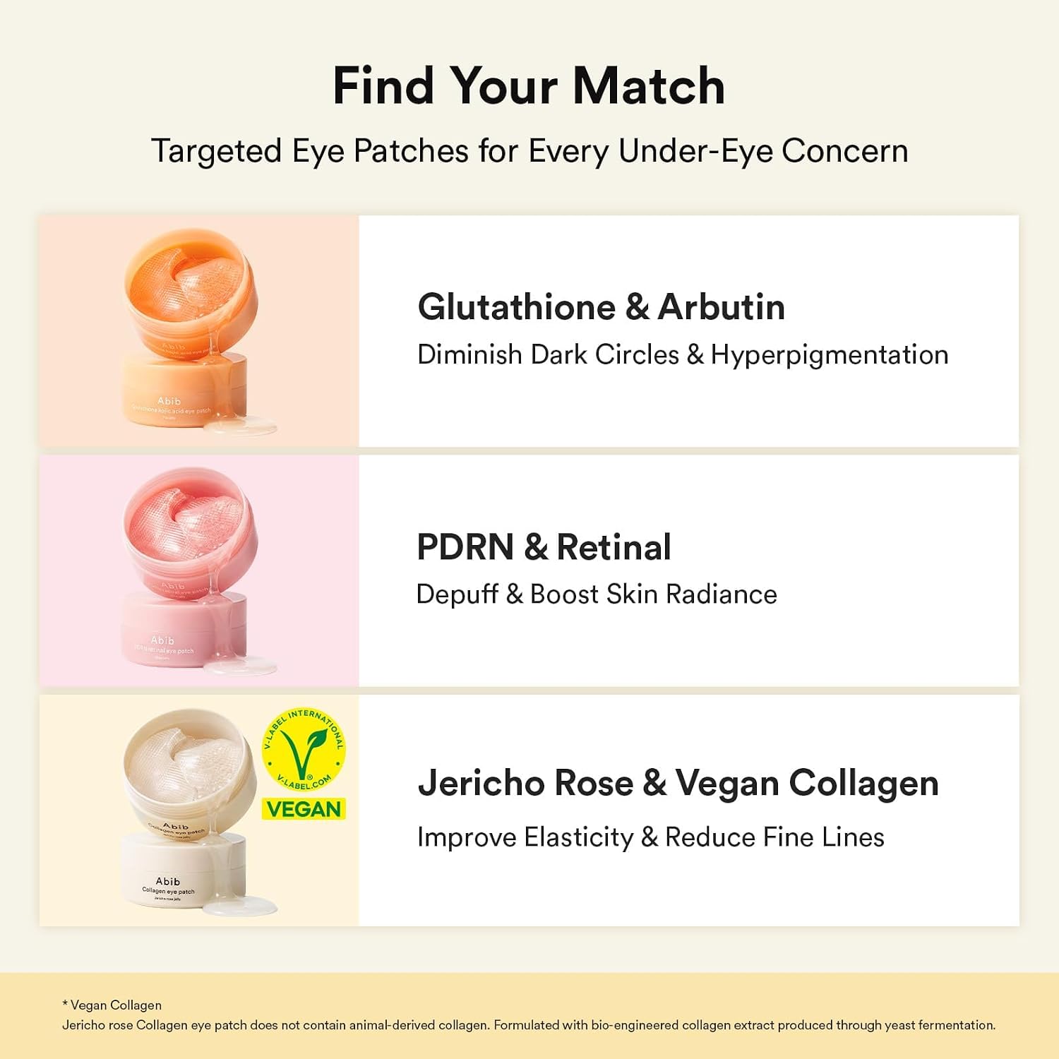 Abib - Glutathione Kojic Acid Eye Patch Vita Jelly