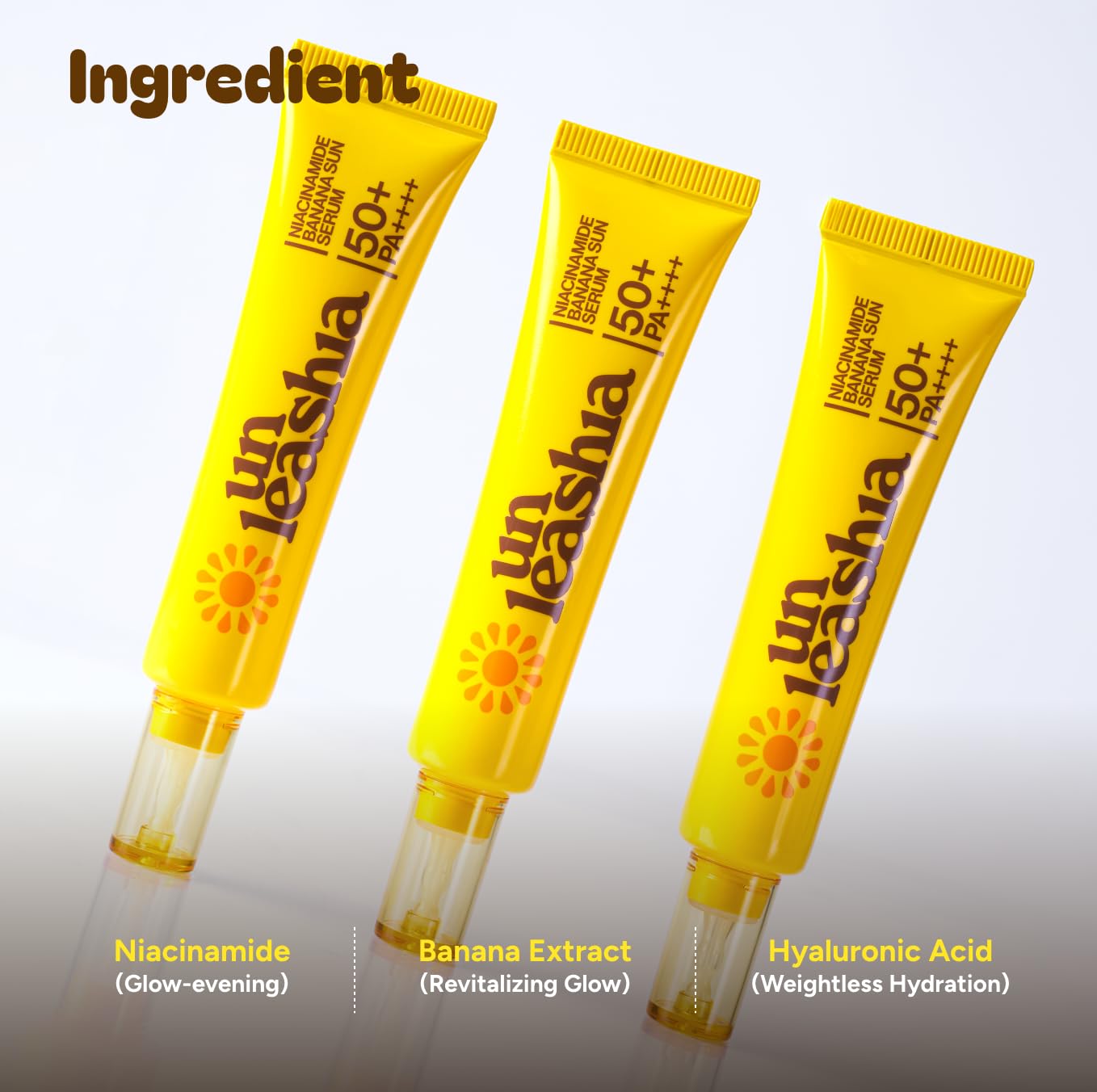Unleashia - Niacinamide Banana Sun Serum