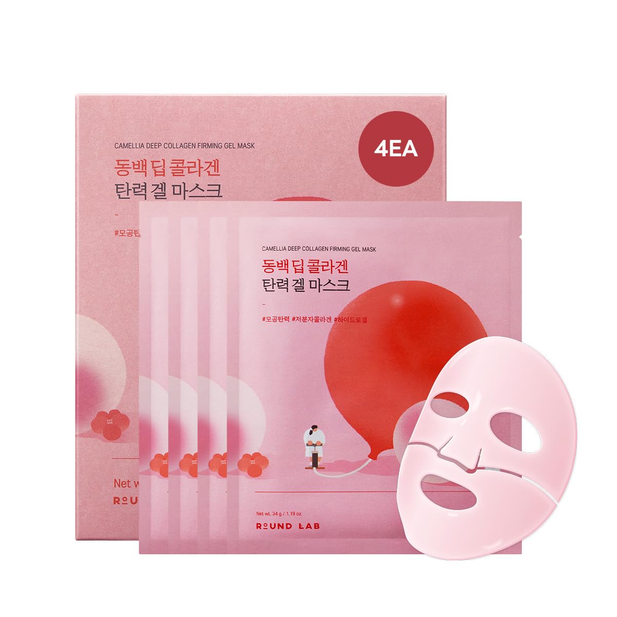 ROUND LAB  Camellia Deep Collagen Firming Gel Mask