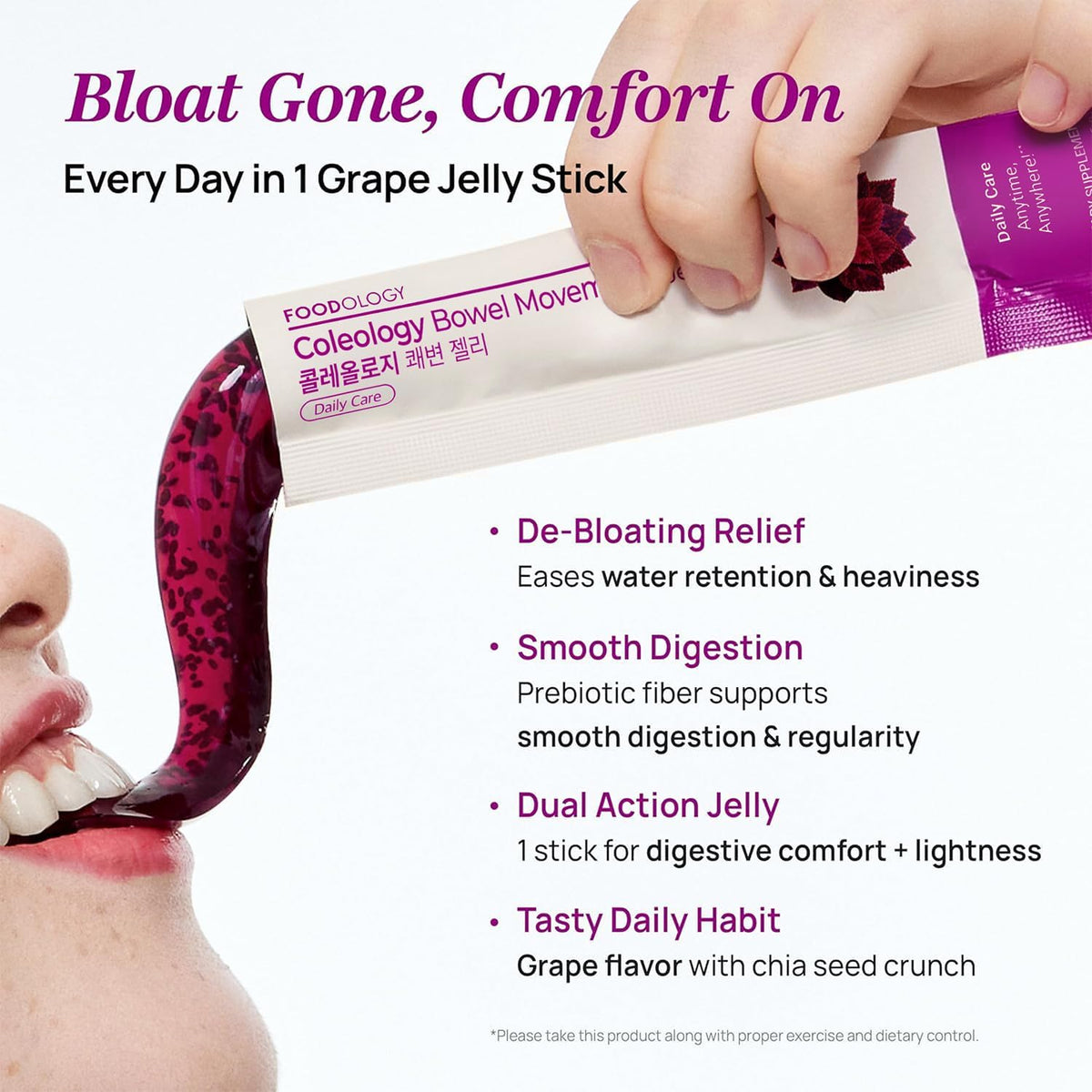 Foodology - Coleology Bowel Movement Jelly (10 sticks)