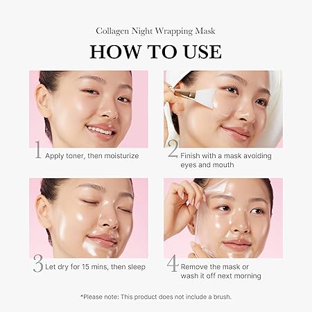 medicube Wrapping Mask Collagen Overnight Peel Off Facial Mask