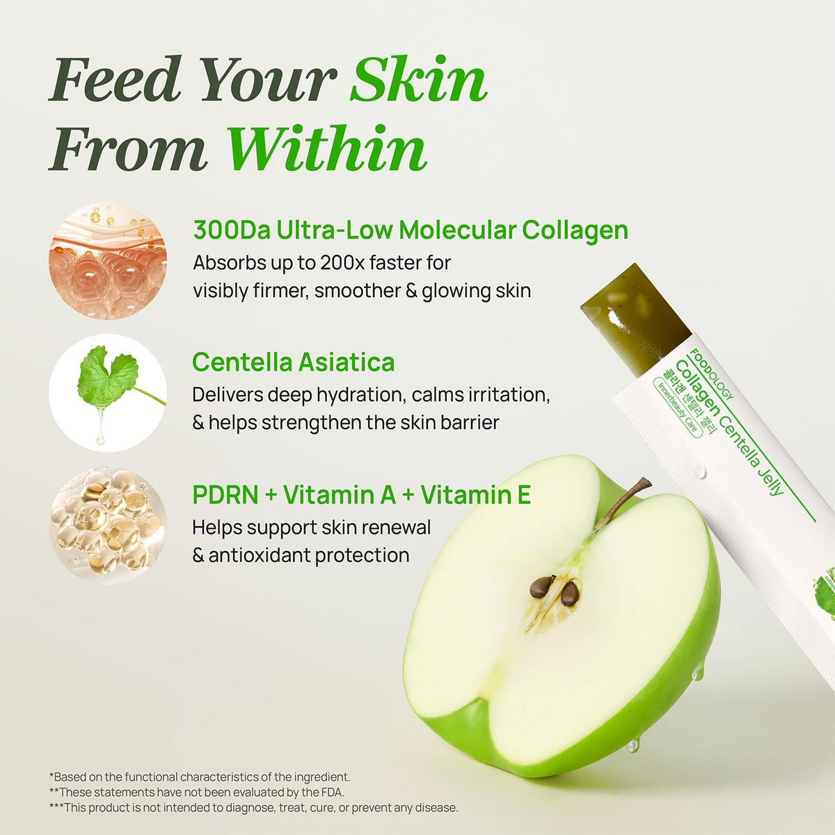 Foodology - Collagen Centella Jelly (10 sticks)