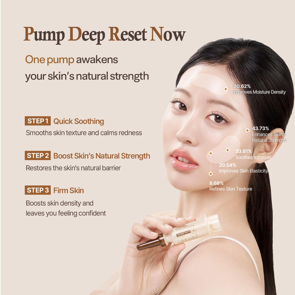 Heveblue - Salmon Caring Centella New Pair PDRN Booster 100,000 Shot Essence