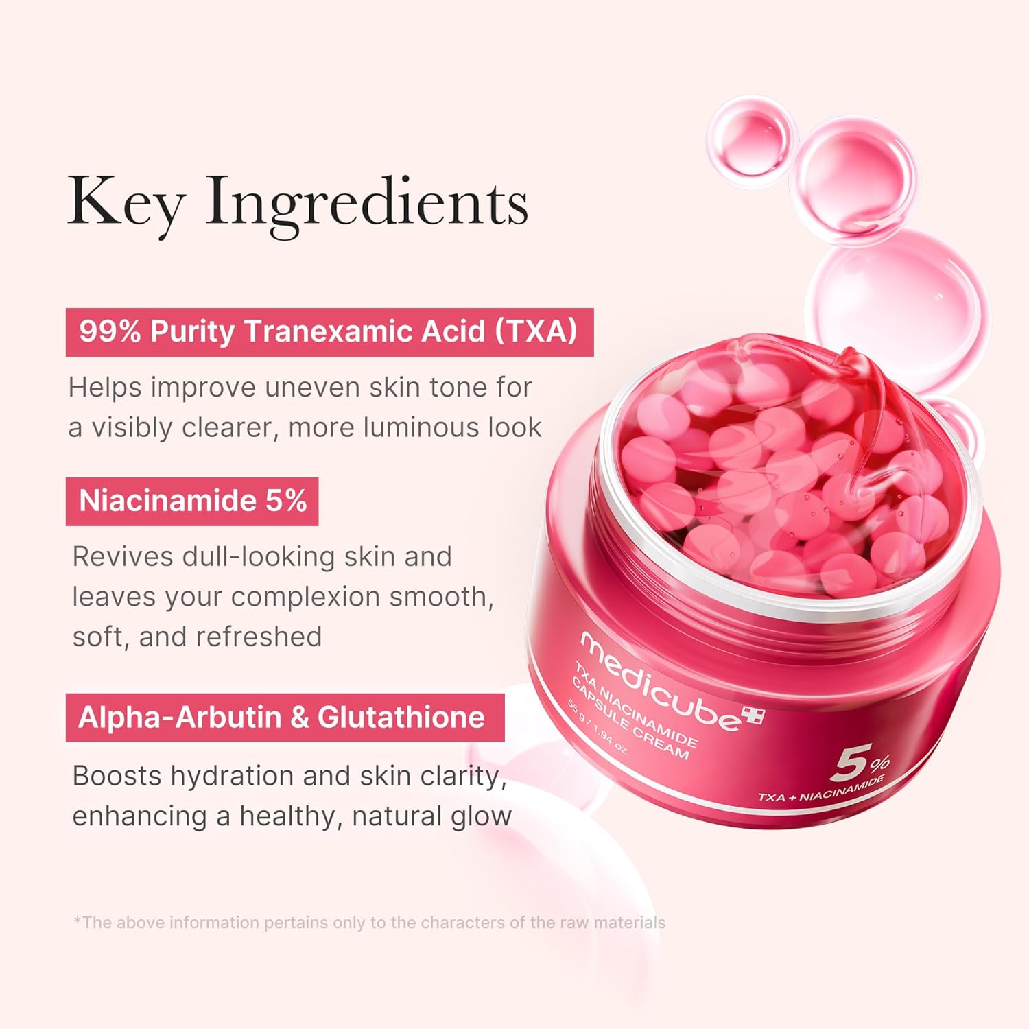 Medicube TXA + Niacinamide Capsule Cream