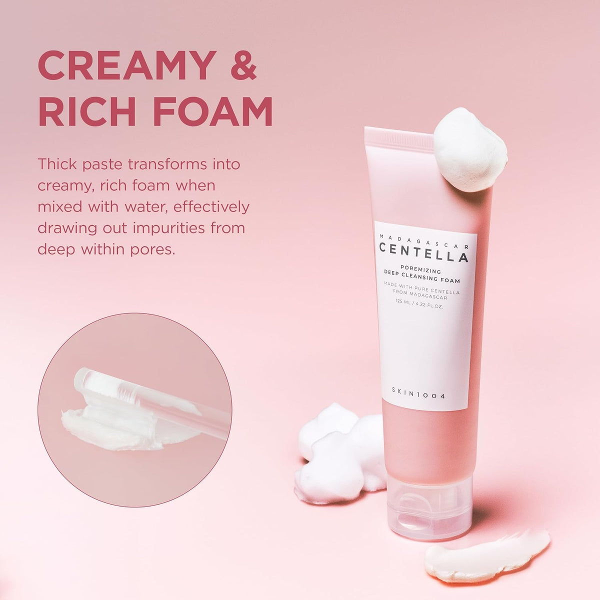 Skin1004 - Madagascar Centella Poremizing Deep Cleansing Foam 125ml