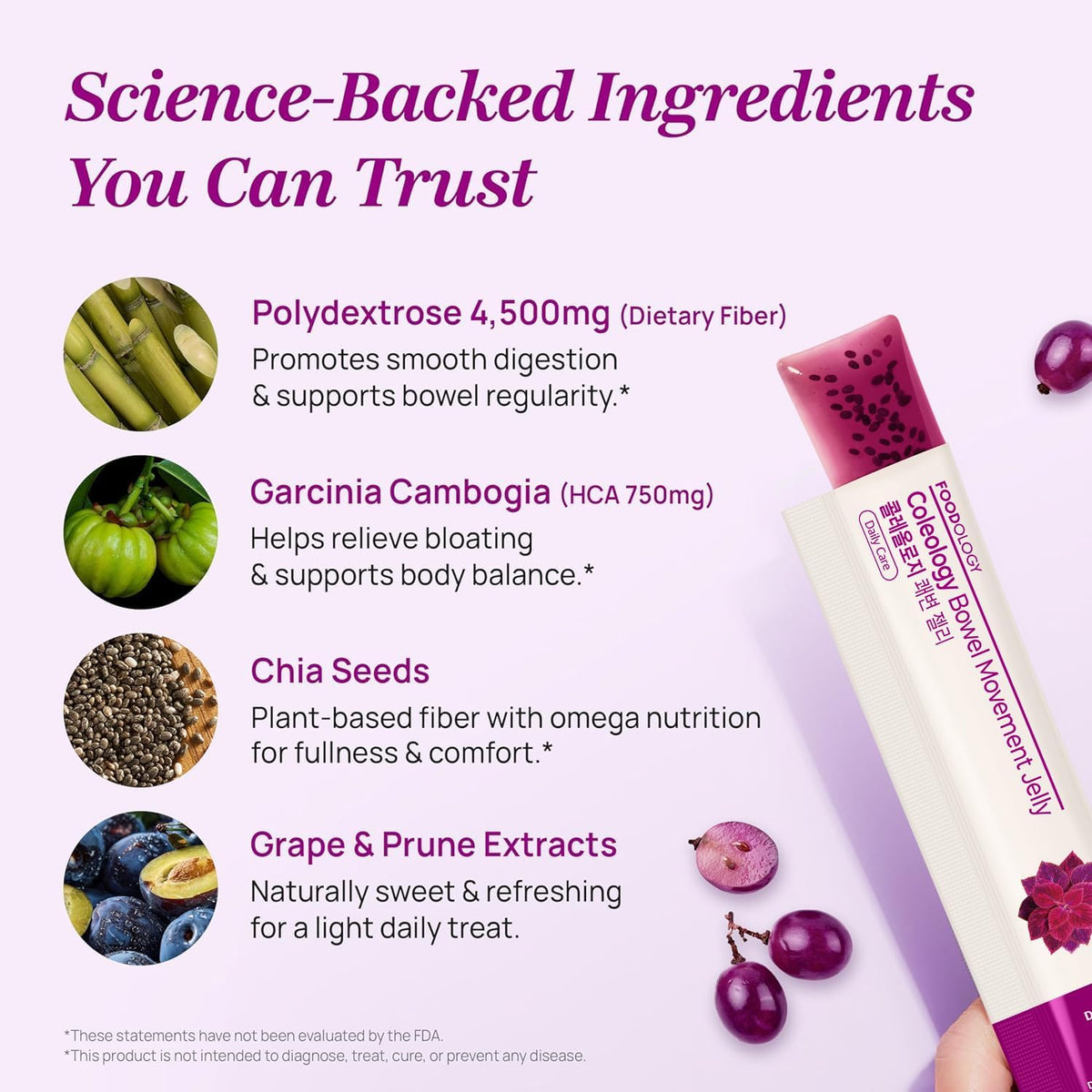 Foodology - Coleology Bowel Movement Jelly (10 sticks)