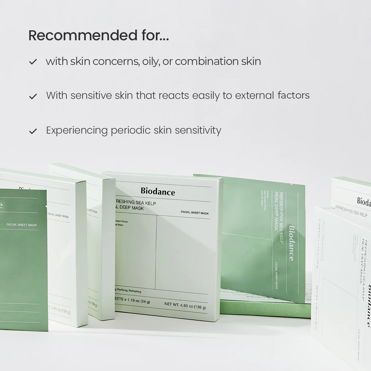 Biodance - Refreshing Sea Kelp Real Deep Mask (Box of 4)
