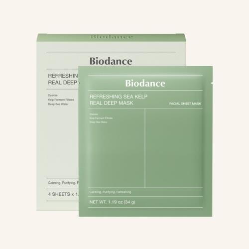 Biodance - Refreshing Sea Kelp Real Deep Mask (Box of 4)