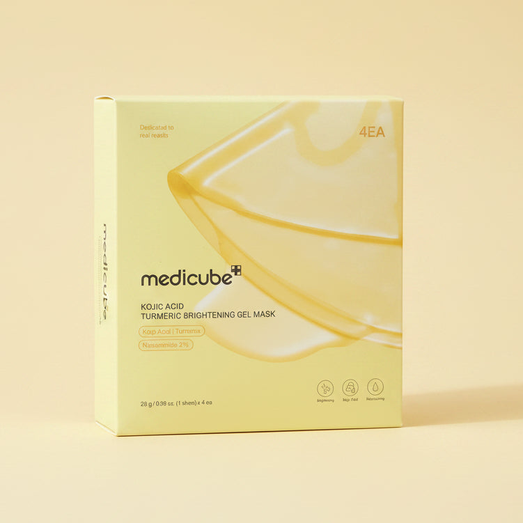 Medicube - Kojic Acid Turmeric Brightening Gel Mask (4 pack)