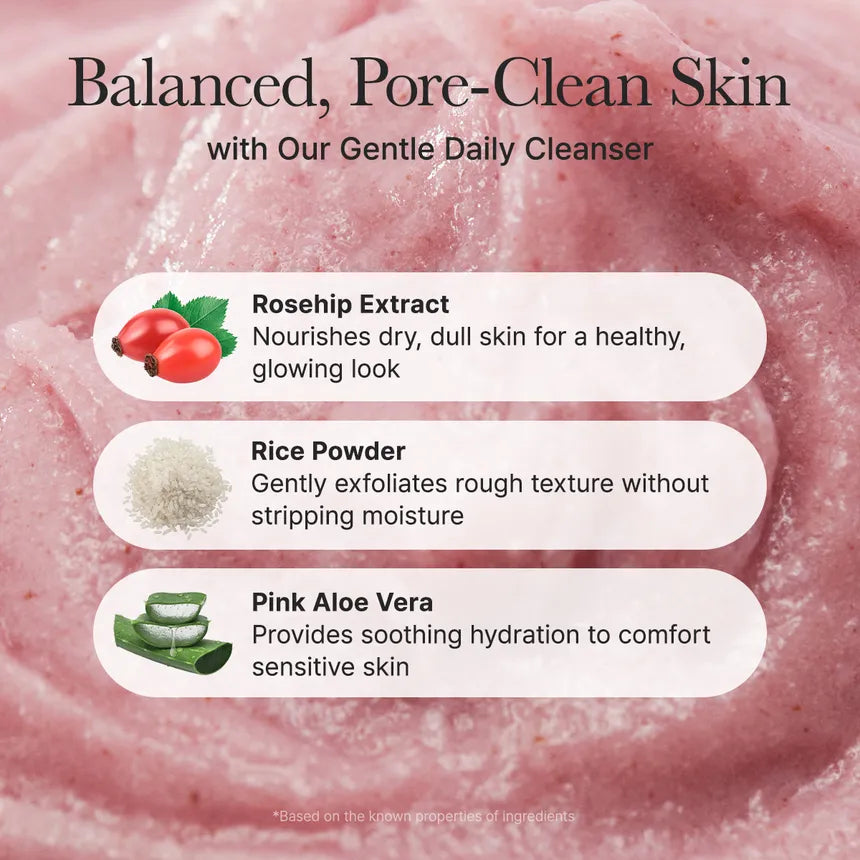Arencia Rosehip Rice Mochi Cleanser