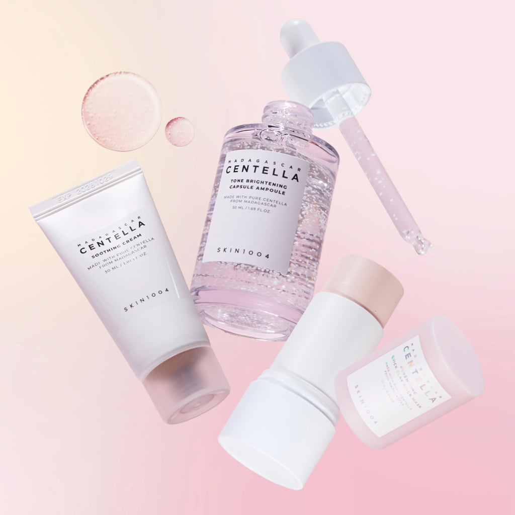 SKIN1004 - Madagascar Centella Radiance Booster Trio Set (Ampoule + Mask + Cream)