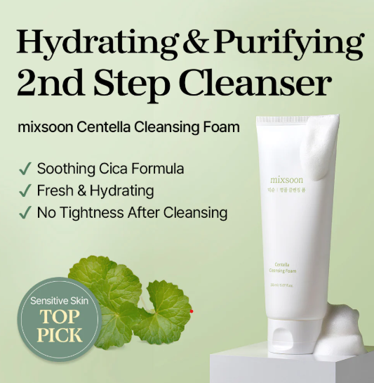 mixsoon Centella Cleansing Foam
