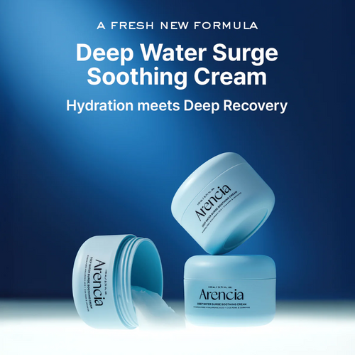 Arencia Deep Water Surge Soothing Cream, Hyaluronic Acid + Cica PDRN & Ceramide