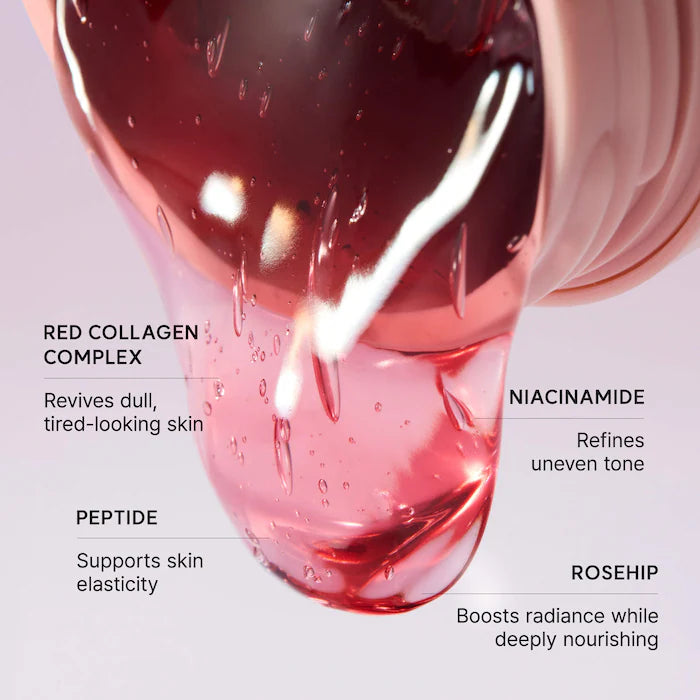 Arencia Fresh Red Smoothie Serum 30 with Red Collagen, Niacinamide, and Peptides