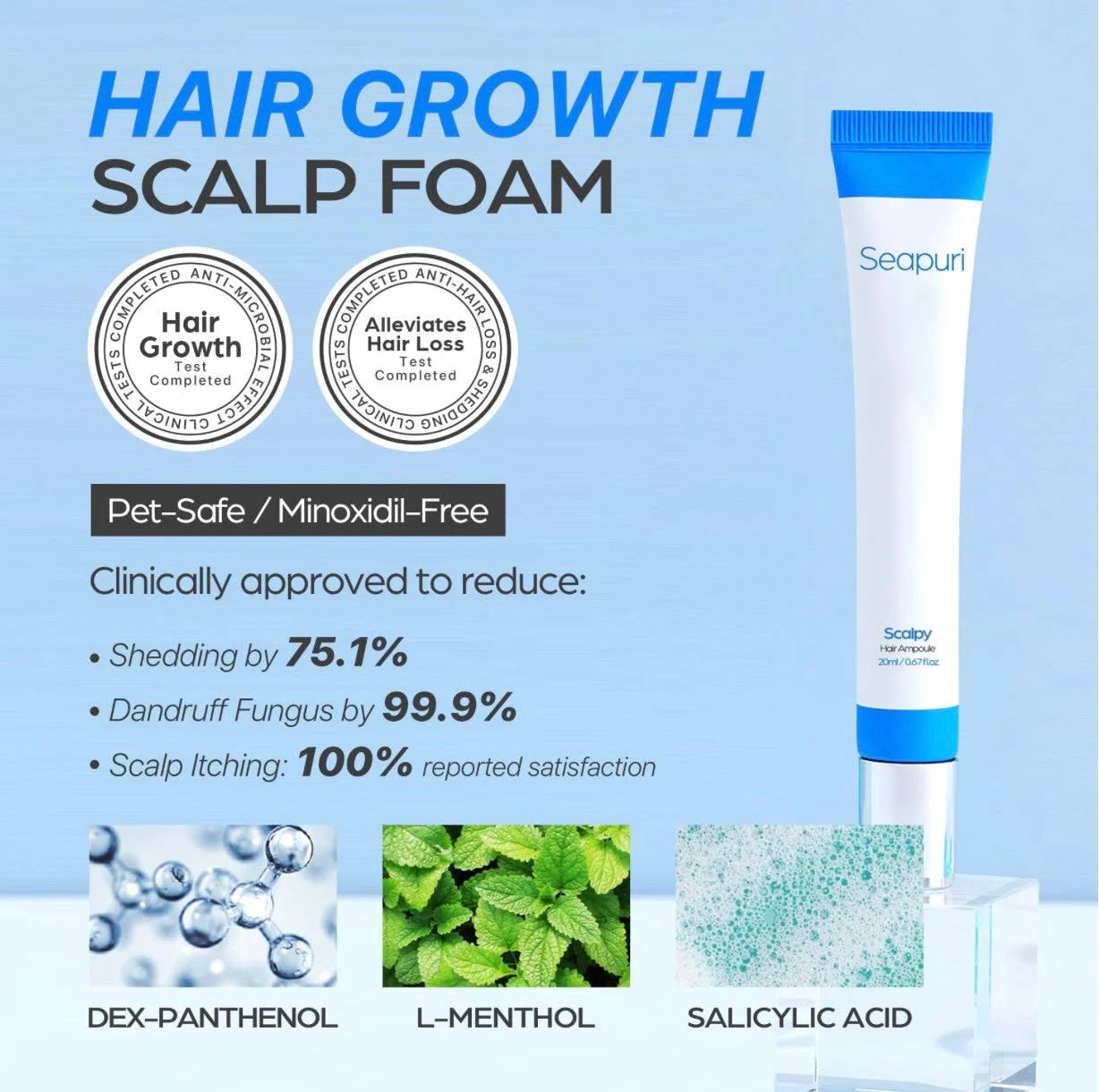 seapuri - Scalpy Hair Serum 20ml