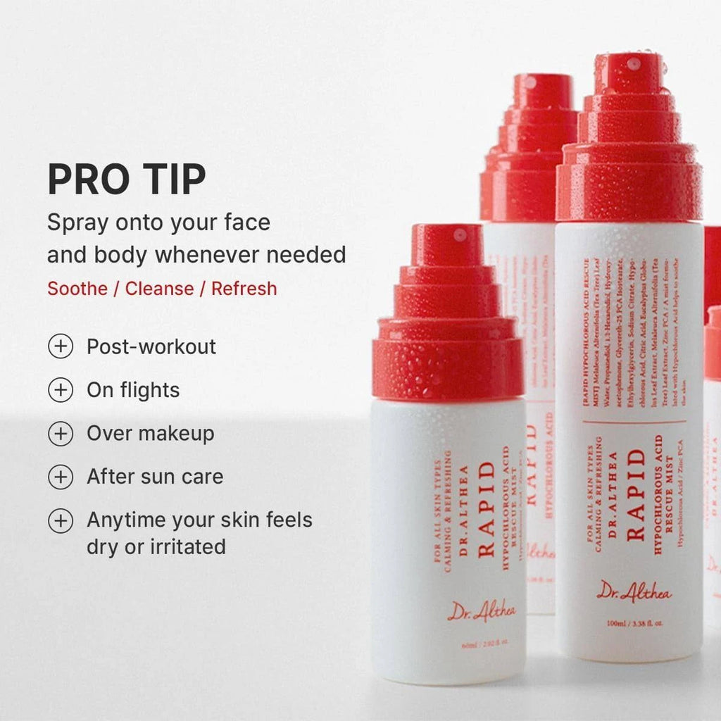 Dr. Althea - Rapid Hypochlorous Acid Rescue Mist 100ml